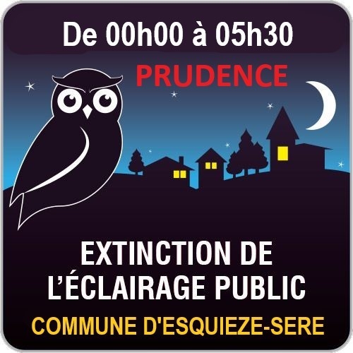 EXTINCTION DE L'ECLAIRAGE PUBLIC